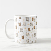 Cute Cartoon Cat Pattern Mug | Kawaii Kitty Coffee Kaffeetasse (Links)