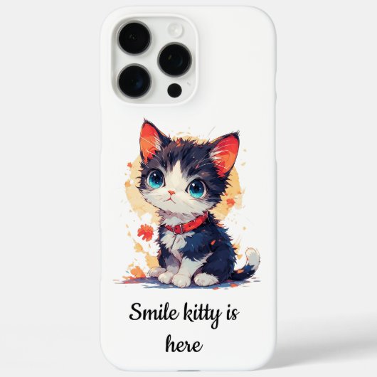 Cute Cartoon Cat Phone Case (Rückseite)