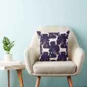 Cute cartoon deer seamless pattern, nursery backgr kissen (Stuhl )