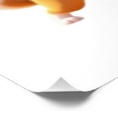 Cute Cartoon Dog and Cat Playing Padel Tennis – Fu Poster (Ecke)