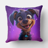 Cute Cartoon Dog Kissen (Rückseite)