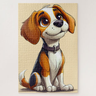 Cute Cartoon Dog Puzzle