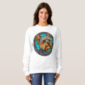 Cute Cartoon Dog Sweatshirt (Vorne ganz)