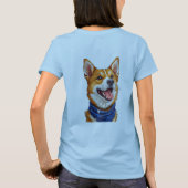 Cute Cartoon Dog T-Shirt (Rückseite)