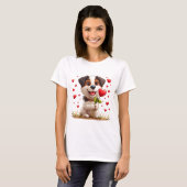 Cute Cartoon Dog T-Shirt (Vorne ganz)