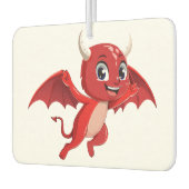 Cute cartoon flying devil autolufterfrischer (Links)