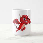 Cute cartoon flying devil kaffeetasse (Mittel)