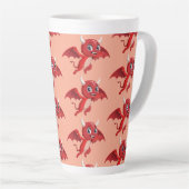 Cute cartoon flying devil milchtasse (Rechte Ecke)