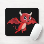 Cute cartoon flying devil mousepad (Mit Mouse)