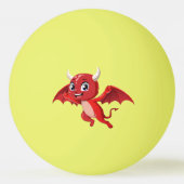 Cute cartoon flying devil tischtennisball (Rückseite)