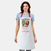 Cute Cartoon Food Custom Sweet Valentine Apron Schürze (Getragen)