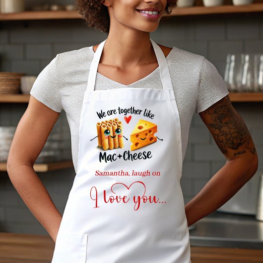Cute Cartoon Food Custom Valentine Gift Apron Schürze