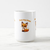 Cute Cartoon Fox – Adorable Kawaii Style Kaffeetasse (Mittel)