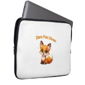 Cute Cartoon Fox – Adorable Kawaii Style Laptopschutzhülle (Vorne Rechts)