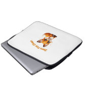 Cute Cartoon Fox – Adorable Kawaii Style Laptopschutzhülle (Vorne Knopf)