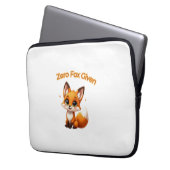 Cute Cartoon Fox – Adorable Kawaii Style Laptopschutzhülle (Vorderseite Links)