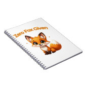 Cute Cartoon Fox – Adorable Kawaii Style Notizblock (Rechte Seite)