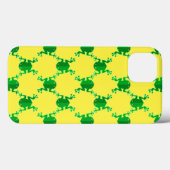 Cute Cartoon Frogs Case-Mate iPhone Hülle (Rückseite (Horizontal))