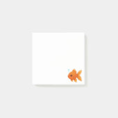 Cute Cartoon Goldfish Post-it Klebezettel (Vorderseite)