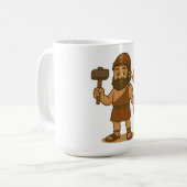 Cute Cartoon Hermes Greek Mythology Kaffeetasse (Vorderseite Links)