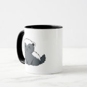 Cute Cartoon Honey Badger Tasse (Vorderseite Links)