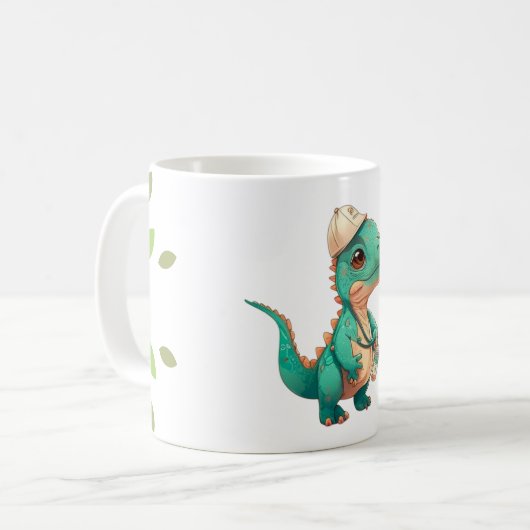 Cute Cartoon Kaffeetasse (Vorderseite Links)