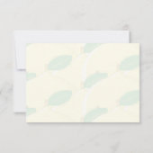 Cute Cartoon Lemon Blank Cream Off White Mitteilungskarte (Rückseite)