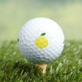 Cute Cartoon Lemon Golfball (Insitu T-Shirt)