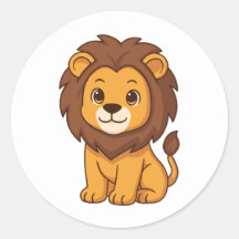 Cute Cartoon Lion