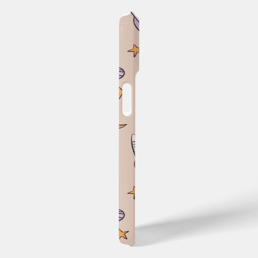 Cute Cartoon Outer Space Seamless Pattern Design Case-Mate iPhone Hülle (Rückseite / Rechts)