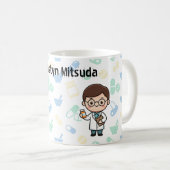 Cute Cartoon Pharmacist Personalized Mug | Custom Kaffeetasse (VorderseiteRechts)