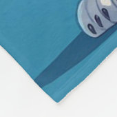 Cute Cartoon Polar Bear Character  Fleecedecke (Ecke)