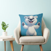 Cute Cartoon Polar Bear Character  Kissen (Stuhl )