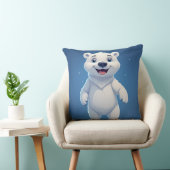 Cute Cartoon Polar Bear Character  Kissen (Stuhl )