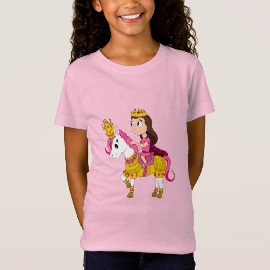 Cute cartoon princess T-Shirt (Vorderseite)