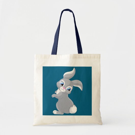 Cute Cartoon Rabbit Tragetasche (Vorne)