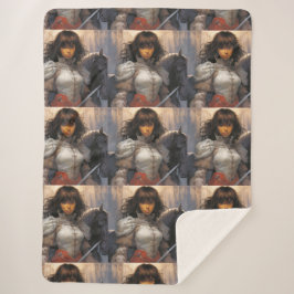 Cute Cartoon Sherpa Blanket Sherpadecke