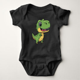 Cute Cartoon T-Rex Dinosaur Baby Bodysuit Baby Strampler