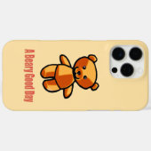 Cute Cartoon Teddy Bear Pun Illustration Case-Mate iPhone Hülle (Rückseite (Horizontal))