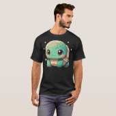 Cute Cartoon Turtle Kawaii Anime Turtle Lover T-Shirt (Vorne ganz)