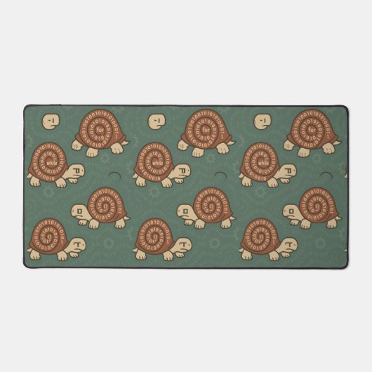 Cute Cartoon Turtles with 'For' and 'While' Loops  Schreibtischunterlage (Vorderseite)