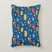 Cute Cartoon Vehicles Pattern  Dekokissen (Vorderseite(Vertikal))