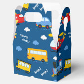 Cute Cartoon Vehicles Pattern Geschenkschachtel (Geöffnet)