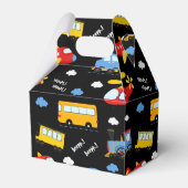 Cute Cartoon Vehicles Pattern  Geschenkschachtel (Vorderseite)