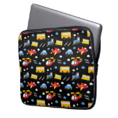 Cute Cartoon Vehicles Pattern Laptopschutzhülle (Vorderseite Links)