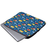 Cute Cartoon Vehicles Pattern Laptopschutzhülle (Vorne Knopf)