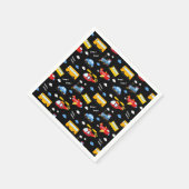 Cute Cartoon Vehicles Pattern Serviette (Ecke)