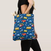 Cute Cartoon Vehicles Pattern  Tasche (Von Nahem)