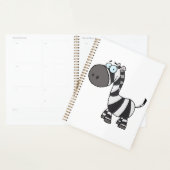 Cute Cartoon Zebra Funny Animal Character Planer (Anzeige)