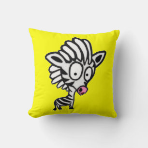 Cute Cartoon Zebra Kissen